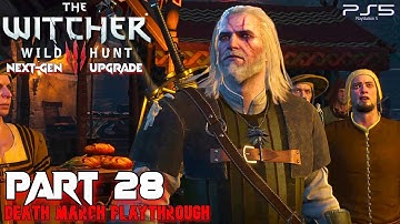 The Witcher 3: Wild Hunt Next-Gen Upgrade Death March | Part 28 Exploring & Going to Novigrad PS5 HD