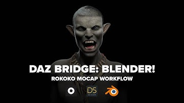Using Daz Bridges with Rokoko motion capture for retargeting and livestreaming to Blender