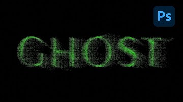 Photoshop Tutorial | How To Make Half-Tone Text With Dust Explosion And Particle Spraying Effect