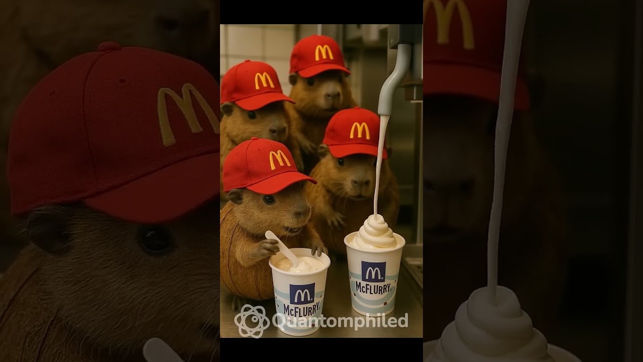 kapibarelo cocosini get a job at McDonald 