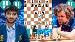 2964 Elo chess game | Gukesh D vs Magnus Carlsen 8