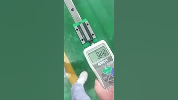 Running test of the linear block on the linear guide rail--Lishui Yongrun