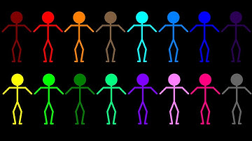 Random Eliminated Stickman RTTB Run Race ASRM in Algodoo