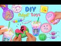 7 DIY FIDGET TOYS IDEAS - Clay Cracking ASMR, Anti-stress Balloons, POP IT at Home, Satisfying Slime