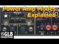 Power amplifier modes explained