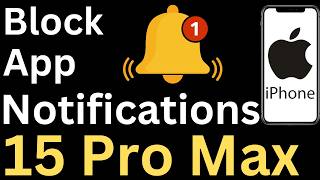 How to Block App Notifications on iPhone 15 Pro Max screenshot 5
