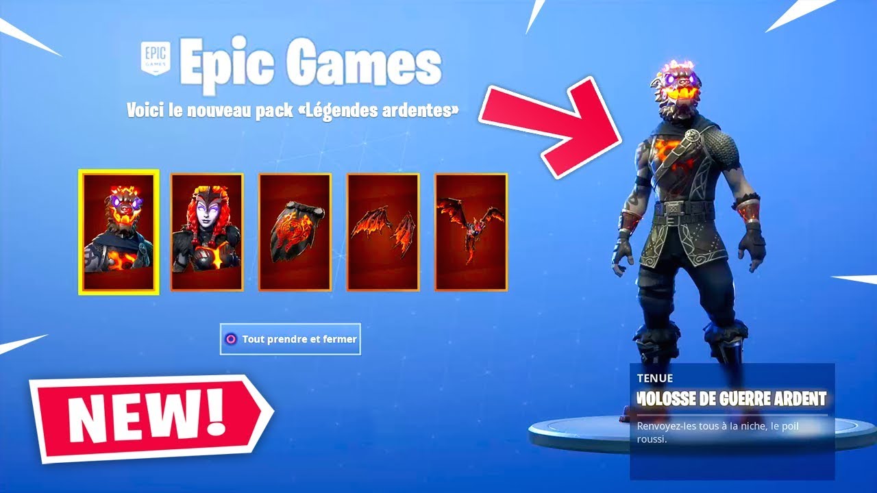 Obtenir Le Pack Legendes Ardentes Gratuitement Sur Fortnite - fortnite fortnitebattleroyale fortnitefrance