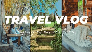 staying at an eco farm~travel vlog