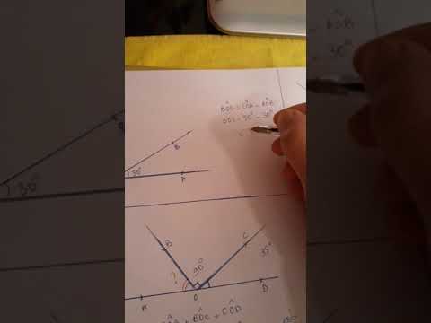 الرياضيات(طريقة معرفة قياس زاوية دون استعمال المنقلة بكل سهولة)المستوى الخامس والسادس ابتدائي