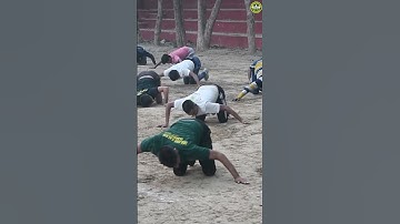 MKC फिजिकल ट्रेनिंग ग्राउंड पर अग्निवीरों की Physical Training | Airforce PFT TEST | MKC #shorts