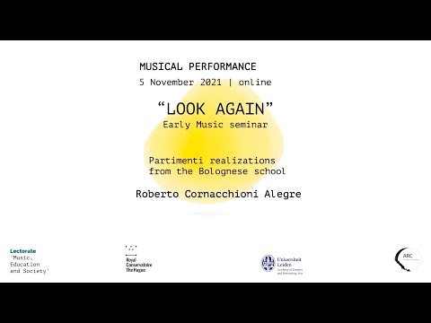 Partimenti Realizations | Stanislao Mattei and Luigi Antonio Sabbatini - Roberto Cornacchioni Alegre