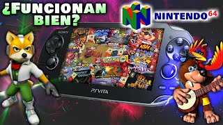 Probando muchos juegos de Nintendo 64 en la PS VITA!