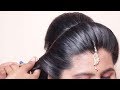 updo puff bridal hairstyle for girls || bridal hairstyle tutorials || hair style girl