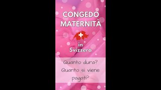 CONGEDO MATERNITÀ in Svizzera! #shorts