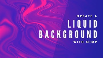 GIMP Tutorial: Swirling Liquid Background