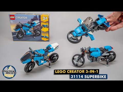 LEGO 31114 Creator 3-in-1 Superbike building review