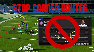 3 ways to Stop corner routes in Madden 23