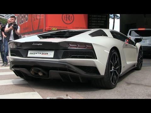 THE NEW 2017 LAMBORGHINI AVENTADOR S LP740-4 ARRIVES IN MONACO!