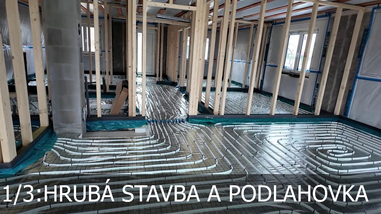 Dřevostavba Chvaletice III 1/3: Hrubá stavba a podlahovka