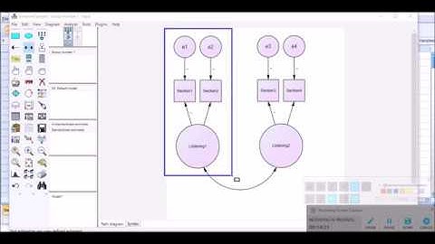 Confirmatory factor analysis in AMOS | Part 1