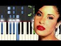 Como La Flor / Selena / Piano Tutorial / Notas Musicales