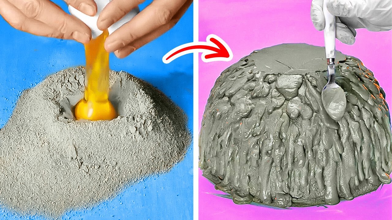 Incredible Concrete And Cement Crafts || DIY Furniture And Decor Ideas