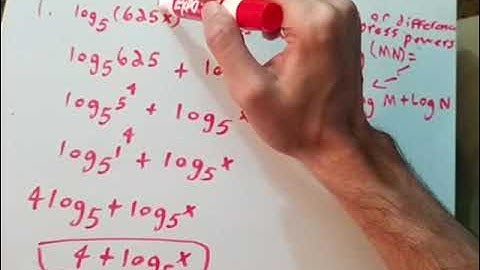 How to write expression as sum or difference of logs express powers as factors precalc