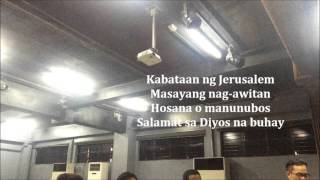 Video-Miniaturansicht von „Hosana ang aming awit“