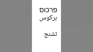 تعلم معنا عبري كلمات وجمل باللغة العبرية 