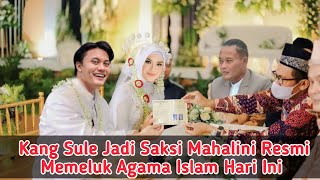 Alhamdulillah Mahalini Masuk Islam Jelang Pernikahan dengan Rizky Febbian, Kang Sule Jadi Saksi.