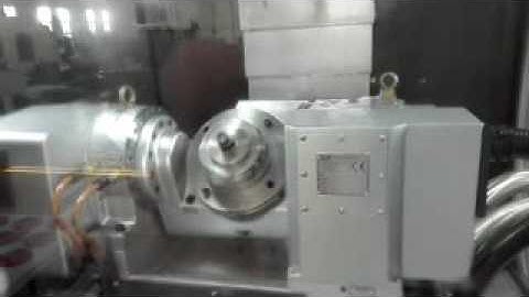 VMC850 with 5 axis testing video
