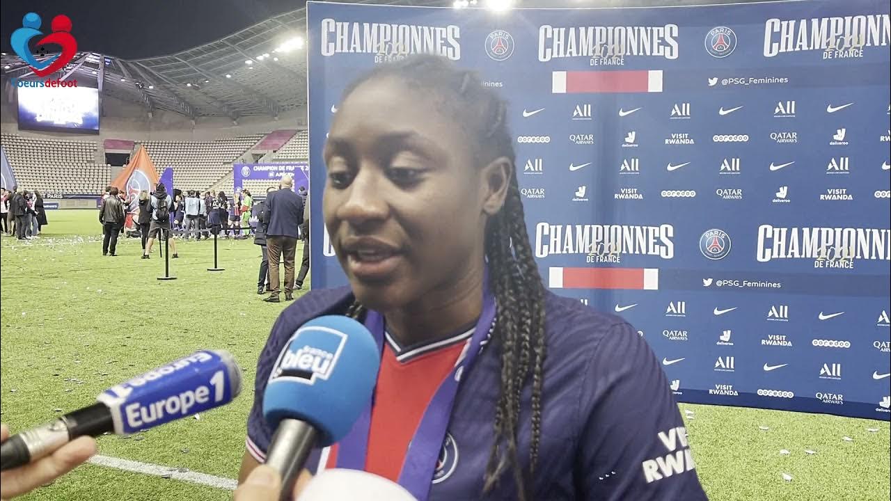 Kadidiatou Diani (PSG) : « Enfin on soulève la Coupe » - YouTube