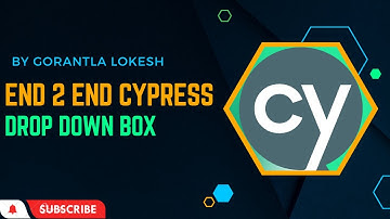 Part 10: Cypress E2E UI Automation Testing | Handling Dropdown