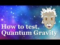 How To Test Quantum Gravity