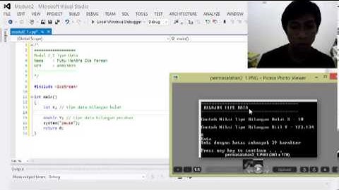 Penerapan Tipe Data Dasar pada Pemrograman C++ (Modul 2.1)