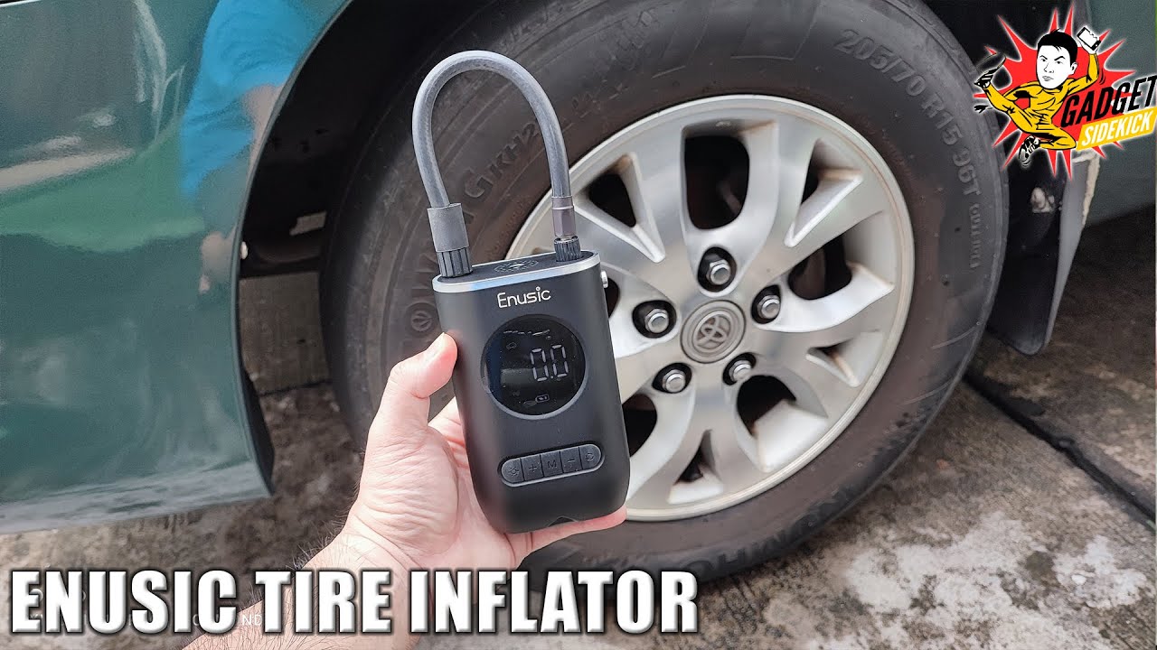 ENUSIC 4000mAh 150PSI OLED Display Wireless Air Pump Full Review