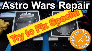 Astro Wars Repair (sound but no display or faint display)