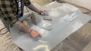 How To Fix Fiberglass Using Bondo Filler  Corvette Restoration