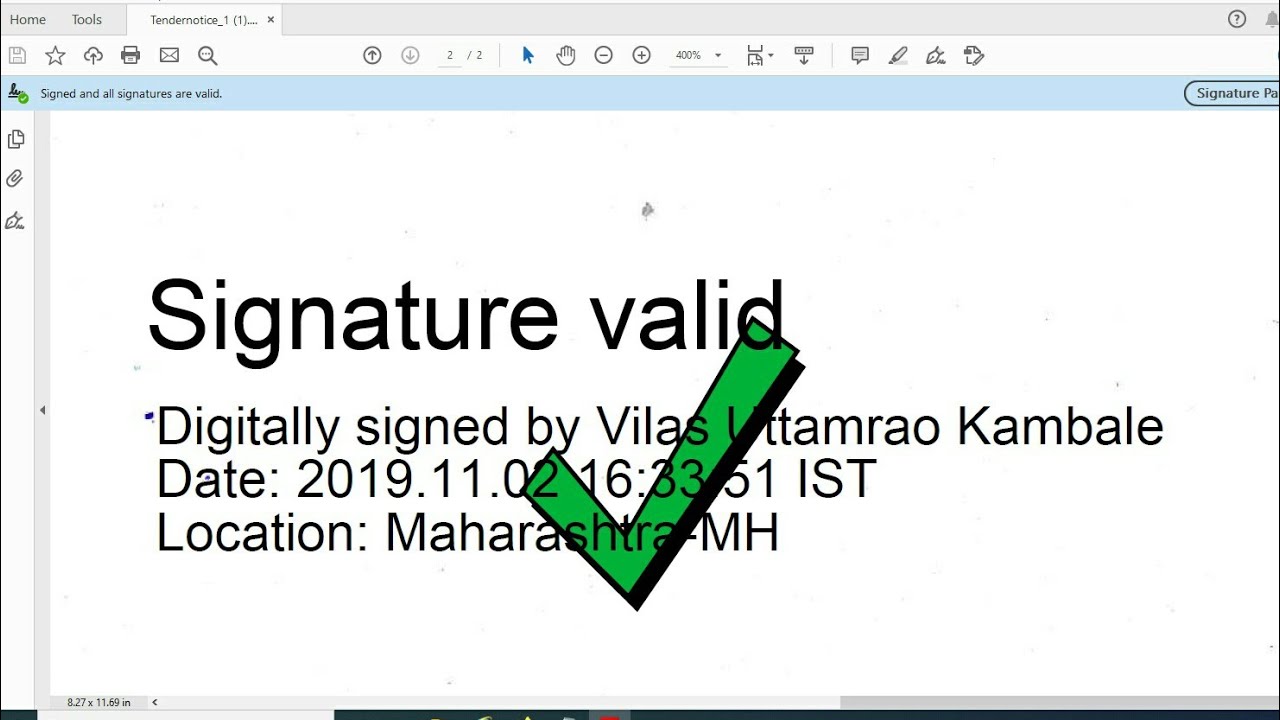 Signature verification failed