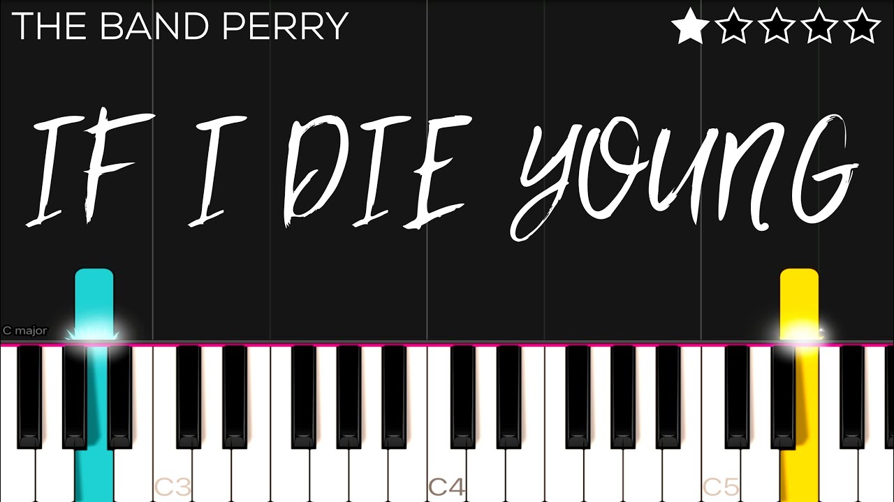 The Band Perry - Die | EASY Piano Tutorial -