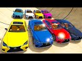 سيارات لكزس في المنحدر Colorful ls500 in the Ramp