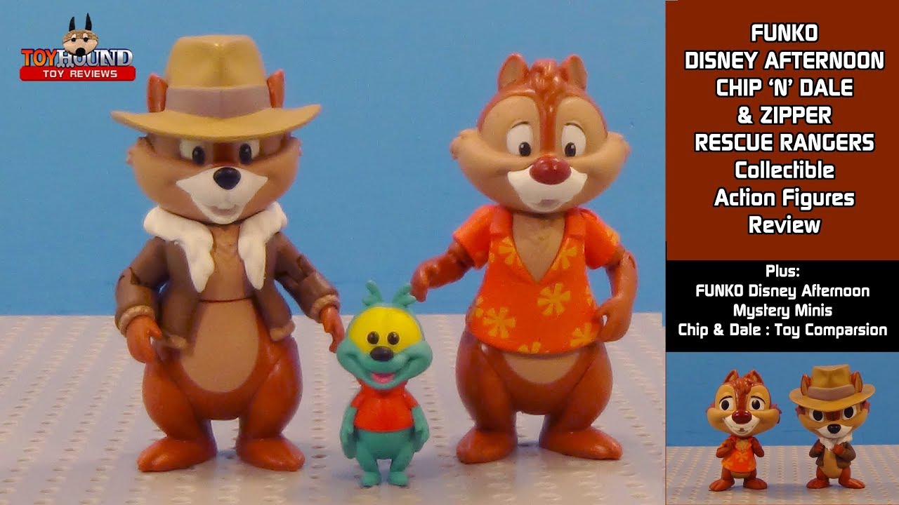 funko disney afternoon chip n dale zipper rescue rangers action