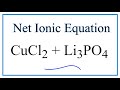 Net Ionic Equations and Spectator Ions