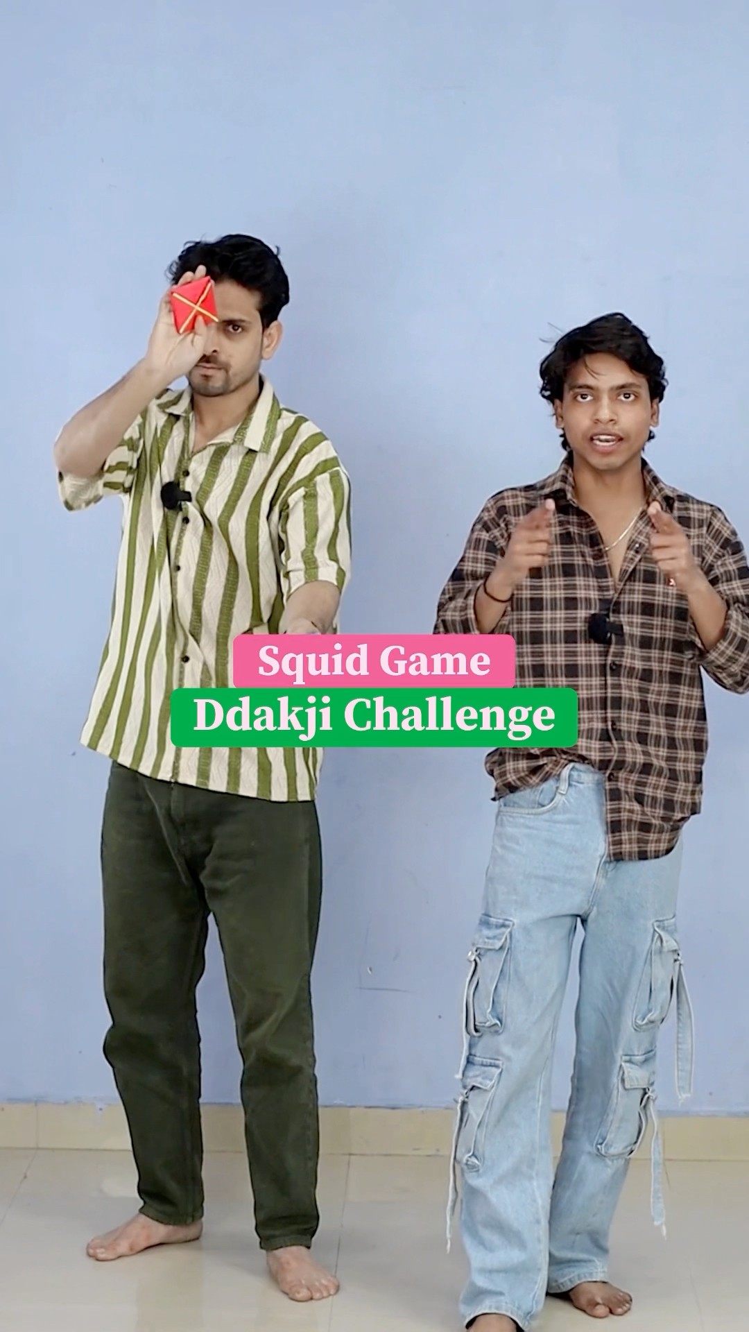 Squid Game Ddakji Challenge? #shorts