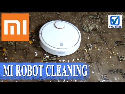 Как убирает Xiaomi Mi Robot - тест уборка робота пылесоса