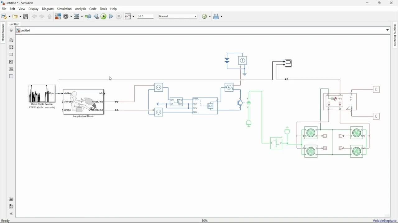 Xây dựng mô hình mô phỏng cho xe điện bằng Matlab Simulink - YouTube