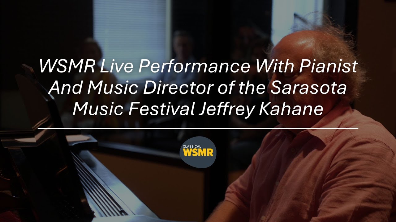 Wsmr live performance with pianist and music director of the sarasota