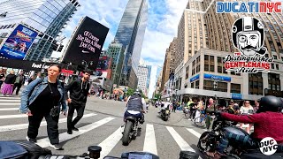 POV Riding DGR in NYC  - 2024 Distinguished Gentleman's Ride, New York City  v2058