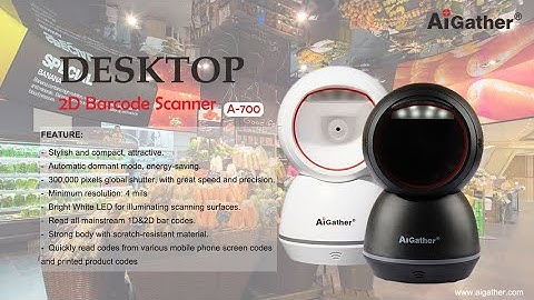 AiGather A-700 Desktop 2D Barcode Scanner with Global Shutter