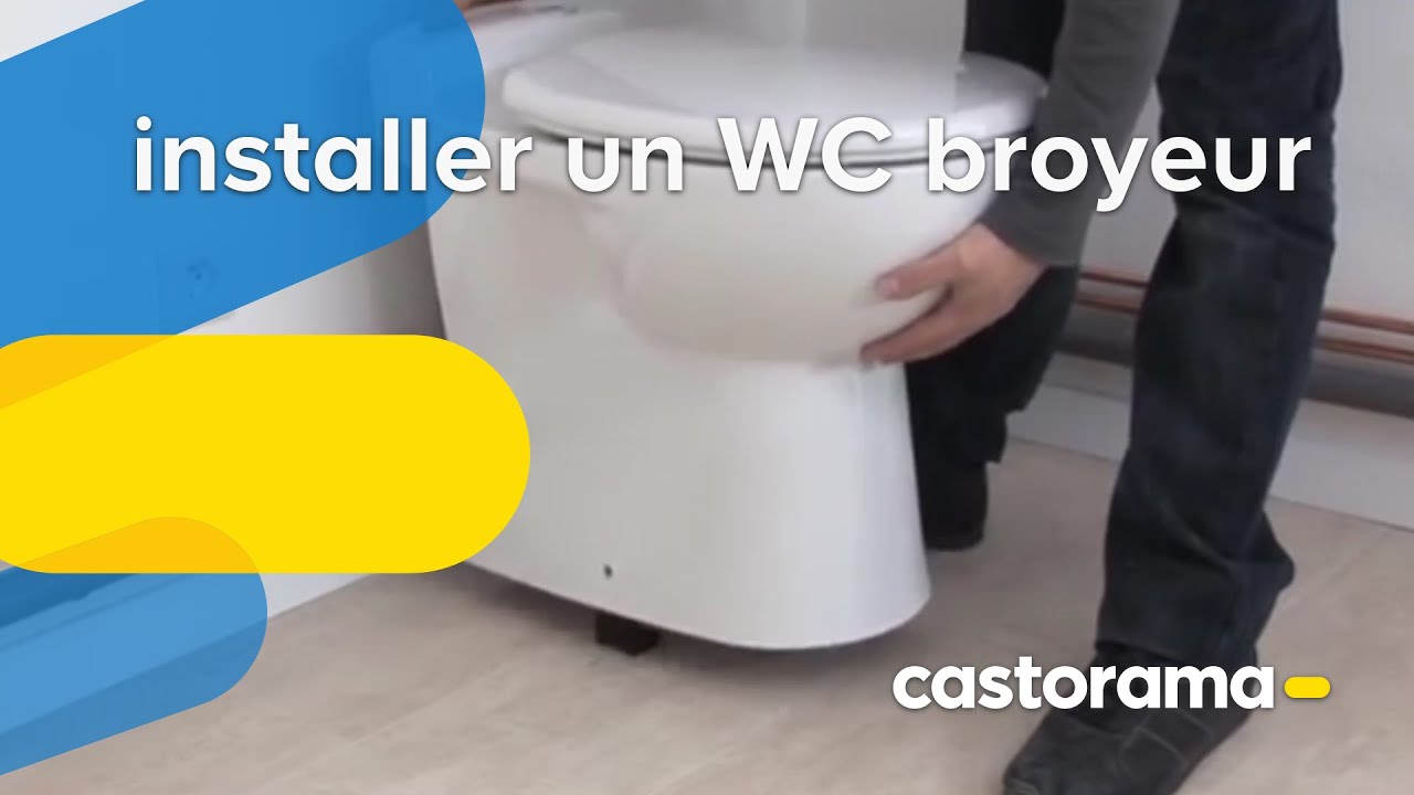 Installer un WC broyeur (Castorama) - YouTube